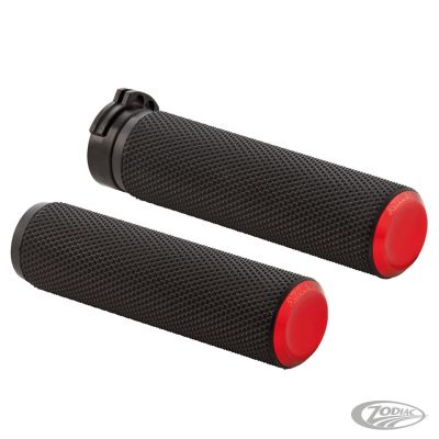 A07336 - ARLEN NESS Knurled Grips Red CBL
