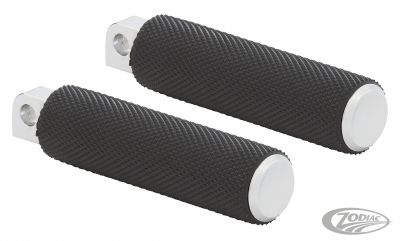 A07924 - ARLEN NESS KNURLED RUBBER FTPGS, CHR