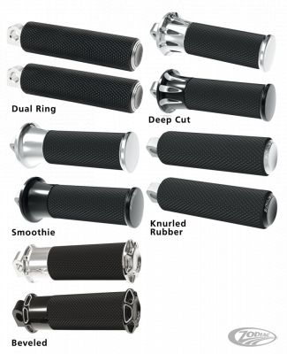 A07934 - ARLEN NESS Dual Ring Fusion Footpegs - Black