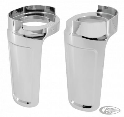 A120001 - ARLEN NESS Method Fork Guards Chrome FLH/T14-Up