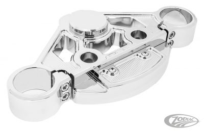 A130001 - ARLEN NESS Method Top Fork Bracket Chrome FLT15-Up