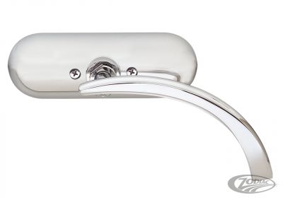 A13407 - ARLEN NESS CHROME MINI OVAL MIRROR RIGHT