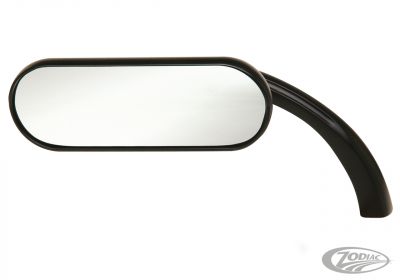 A13412 - ARLEN NESS BLACK MINI OVAL MIRROR LEFT