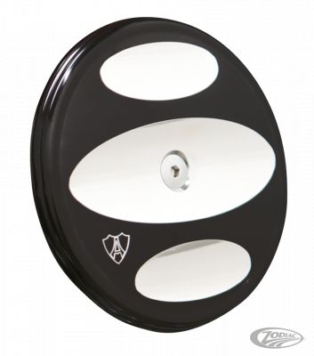 A18787 - ARLEN NESS STG-I BILLET COVER, SCALLOPED BLACK