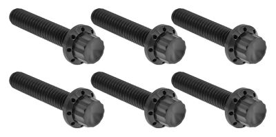 A300701 - ARLEN NESS 12PT Tranny Cover Bolts Black ME24-Up