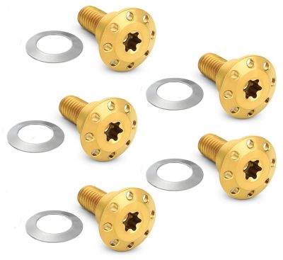 A300922 - ARLEN NESS Holeshot FL Rotor Bolts Gold FXD06-17