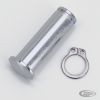 051201 - GZP 10pck Chrome lever pin with circlip