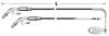 114941 - GZP Throttle cable BCC HSR86 LN=43"