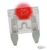 151209 - GZP 5pck Mini Led dtctr fuse Natural 25A