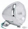 160108 - GZP Chrome 6.25" H4 Headlight 5.75" unit