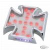 162516 - GZP 4" Maltese cross clear lens LED tail