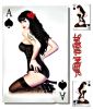 734680 - LeThaL ThReaT Ace of Spades Pin Up 5.5"x7"