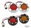 A12745 - ARLEN NESS RED LENS KIT, CHR RING w/RED LED, SNGL